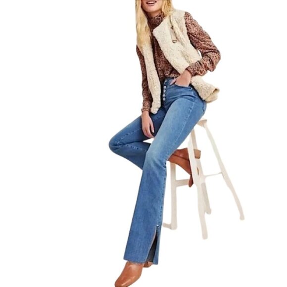 Pilcro and the Letterpress Denim - Women's 28 Pilcro Letterpress High-Rise Skinny Bootcut Jeans Anthropologie
